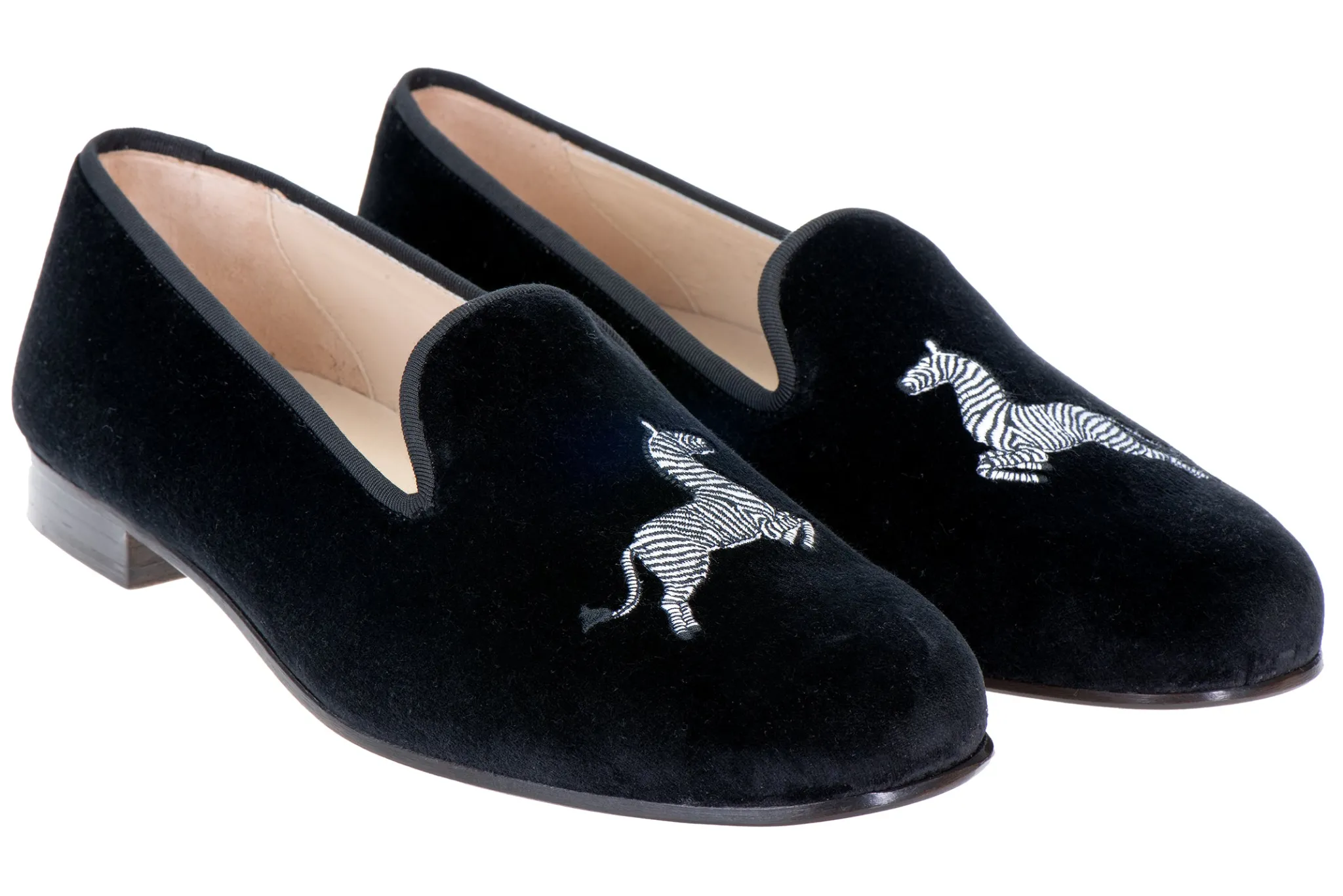 Sale Zebra Velvet Slipper (Women) Women Slipper